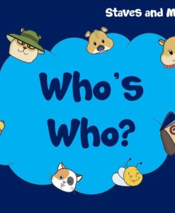 Who's Who? Activity manuscript books with stickers